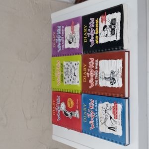 Diary Of A Wimpy Kid 6 Book Lot